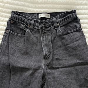 Abercrombie & Fitch Gray Straight Leg Jeans